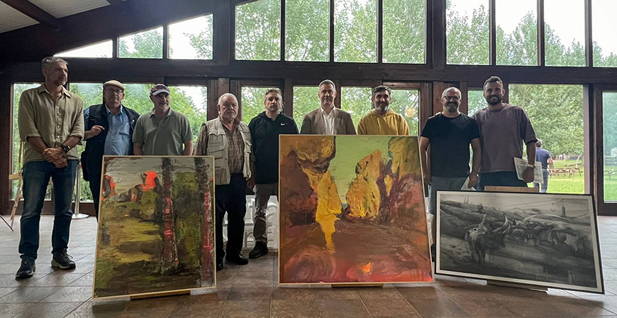 Alberto David Fernndez gana el III Concurso Nacional de Pintura al Aire Libre del Parque de la Naturaleza de Cabrceno