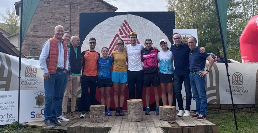 Alberto Escalante y Luc�a Ib��ez se proclaman campeones de la IV Copa Campurriana de Trail