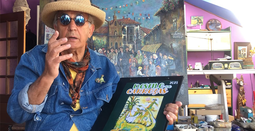 Alberto Gallo firma el cartel anunciador del Desfile de Carrozas de San Mateo