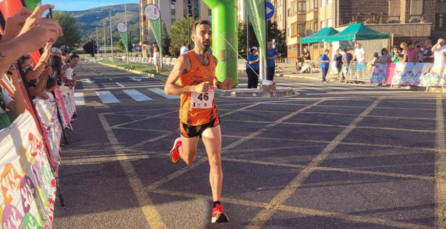 Alberto Gutirrez logr el segundo puesto en la Legua de Reinosa