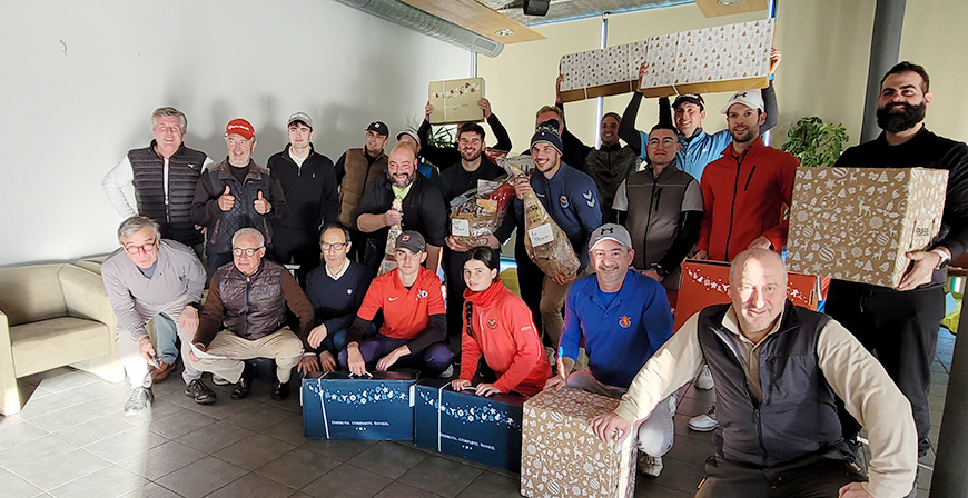 Alberto Pla y David Guevara se imponen en el X Torneo de Navidad de golf 
