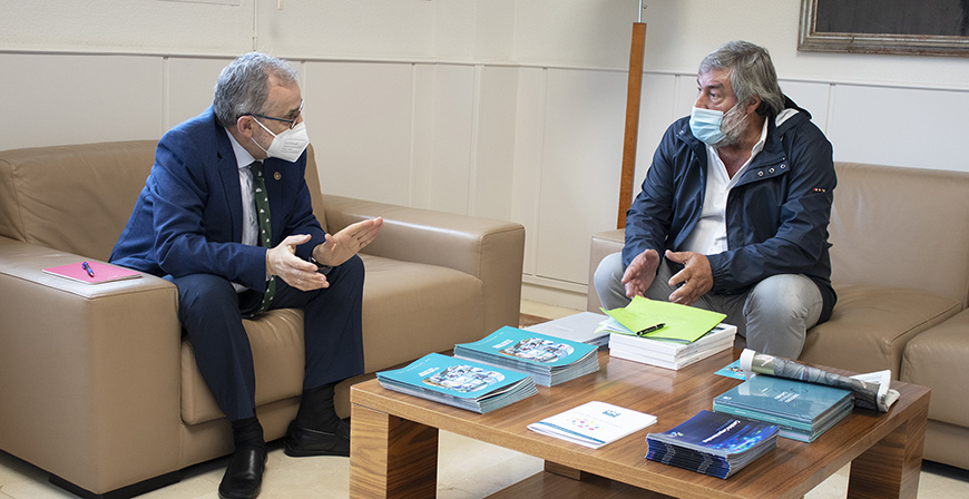 El alcalde de Valderredible solicita colaboracin al rector de la UC para futuras iniciativas relacionadas con el despoblamiento