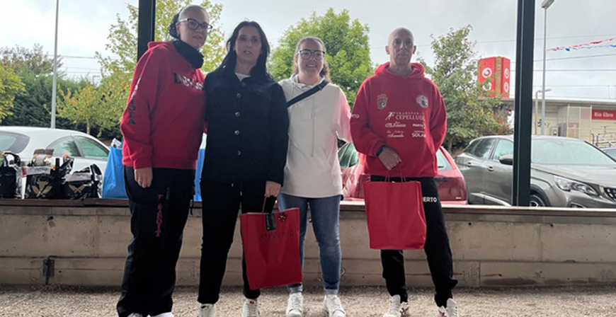 Alejandro , Yonathan y Juan se imponen en el Torneo de Petanca de San Mateo