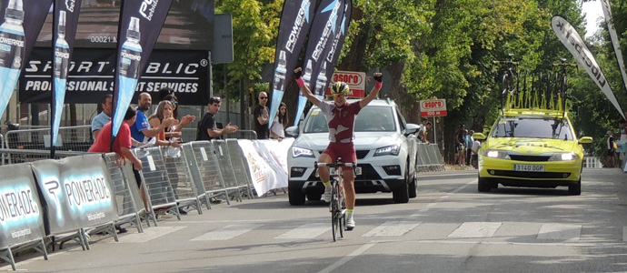 lex Jaime y Sara Martn, campeones de Espaa junior de ciclismo en carretera