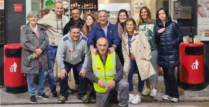 Alfredo Gonzlez se jubila como trabajador de la Gasolinera Parte de Reinosa