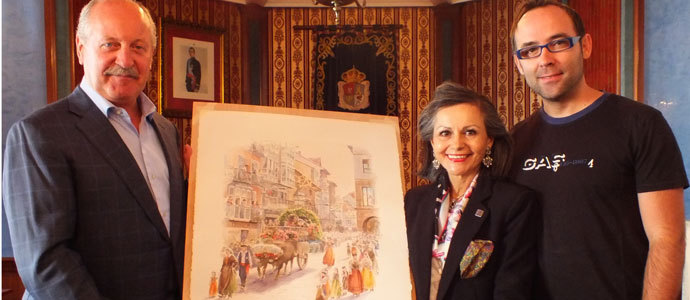 Alicia Caas ilustrar con su pintura el Da de Campoo