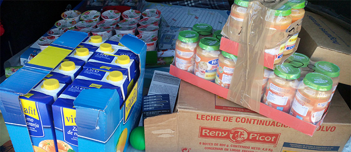 Alimentos infantiles para las familias desfavorecidas