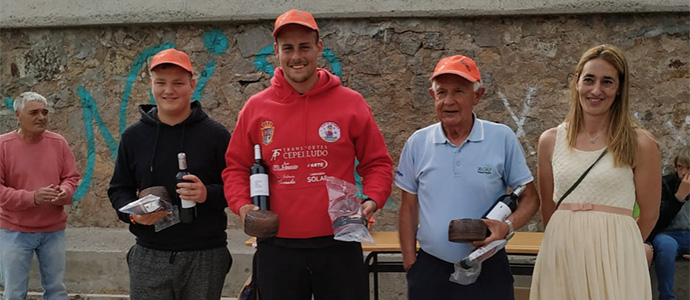 Allende, Doro y Mario se imponen en el torneo de Petanca de San Juan en Bolmir