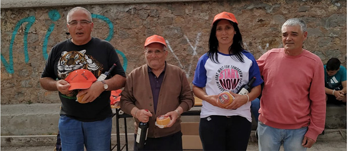 Allende, Doro y Mario se imponen en el torneo de Petanca de San Juan en Bolmir