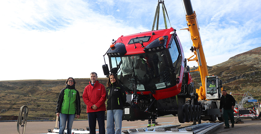 Alto Campoo incorpora una nueva mquina pisapistas dotada con tecnologa SNOWsat, valorada en 654.000 euros