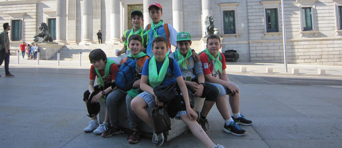 Los alumnos del Casimiro Sainz de Matamorosa viajaron a Madrid 