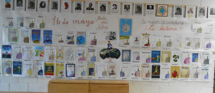Los alumnos del CEIP Virgen de la Velilla disfrutan del Da del Libro