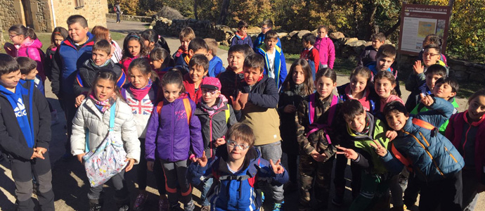 Los alumnos del Colegio Alto Ebro visitaron el Centro de Interpretacin del Monte Hijedo