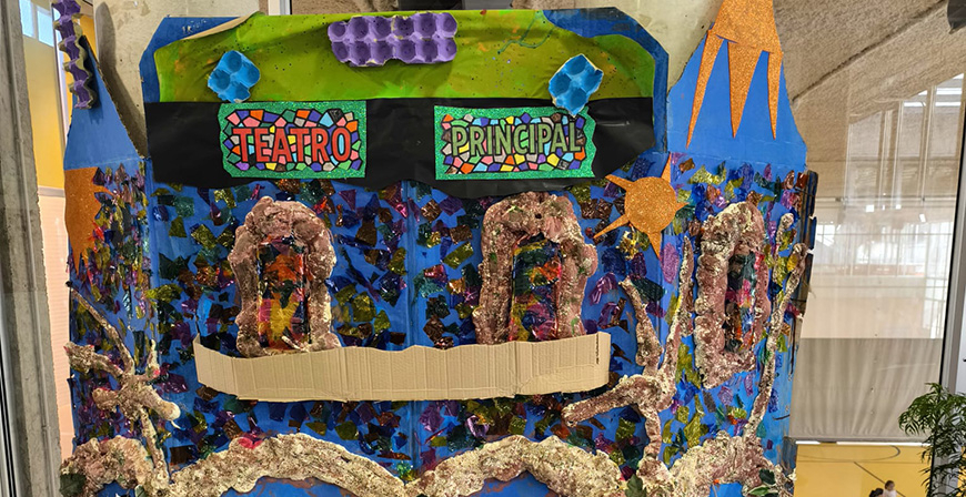 Los alumnos de Infantil del CEIP Alto Ebro reinterpretan Reinosa a trav�s de la mirada de Gaud�