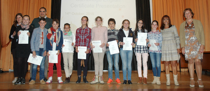 Los alumnos y profesores del San Jos, 