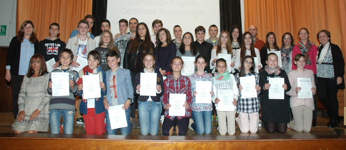 Los alumnos y profesores del San Jos, 