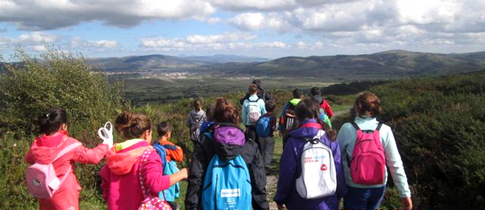 Los alumnos del Rodrguez de Celis disfrutaron de una salida por el monte