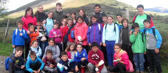 Los alumnos del Rodrguez de Celis disfrutaron de una salida por el monte
