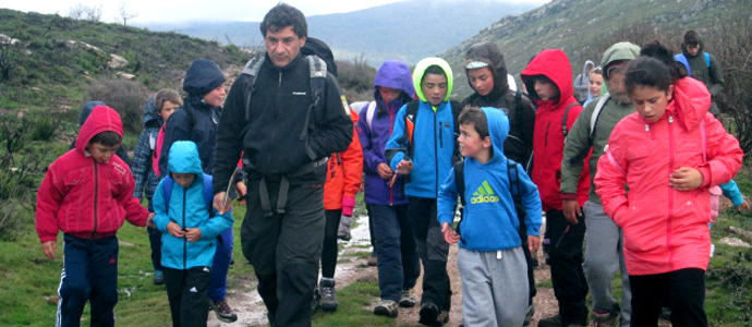 Los alumnos del Rodrguez de Celis disfrutaron de una salida por el monte
