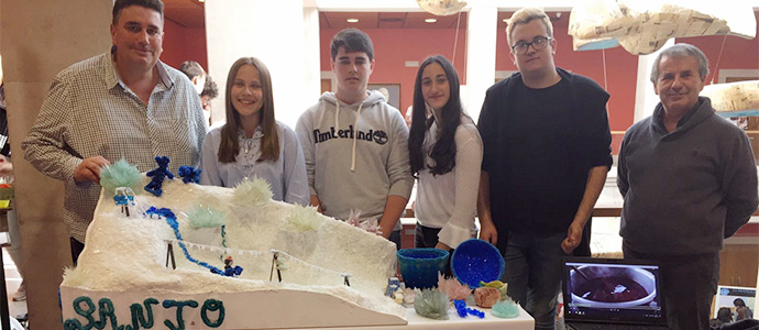 Los alumnos del San Jos ganan el 'I Concurso de Cristalizacin en la Escuela' en la categora de mejor maqueta