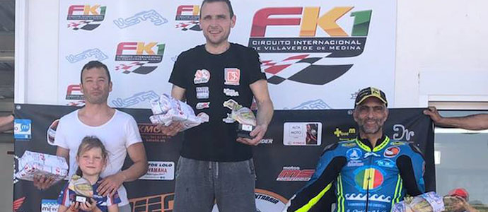 lvaro Muoz logr un tercer puesto en el circuito de Medina del Campoo