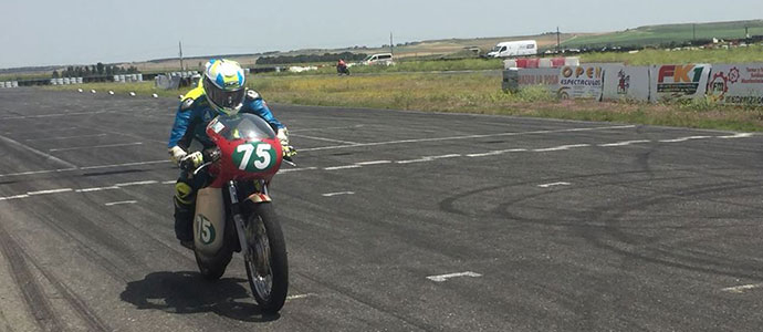 lvaro Muoz logr un tercer puesto en el circuito de Medina del Campoo