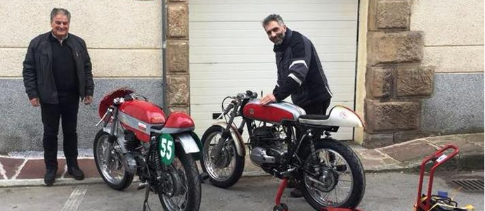 lvaro Muoz y Luis Manuel Gil disputan el Campeonato de Cantabria de Motos Clsicas