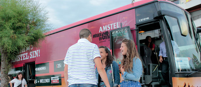Amstel Msica en Grande habilita un autobs para acudir a los conciertos