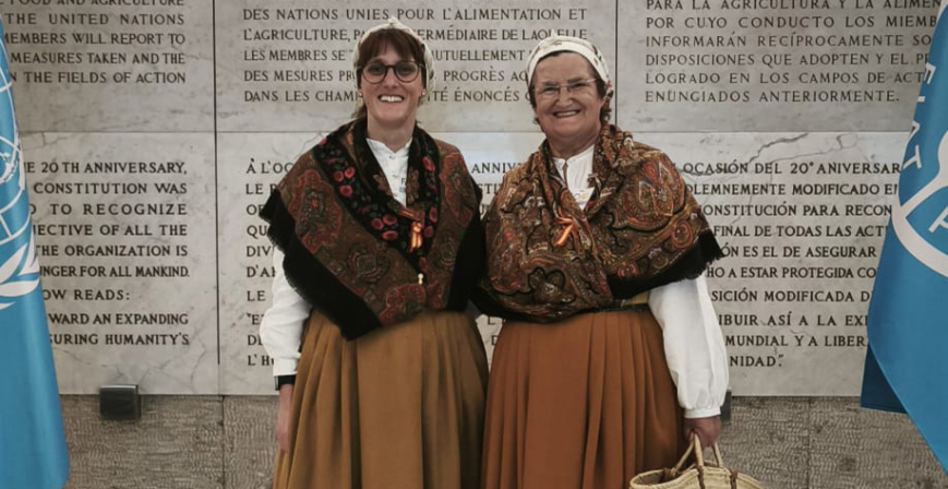 Angelines Blabs y Celia Macho, presentes en la inauguracin del Ao Internacional de los Pastores y Pastizales 2026