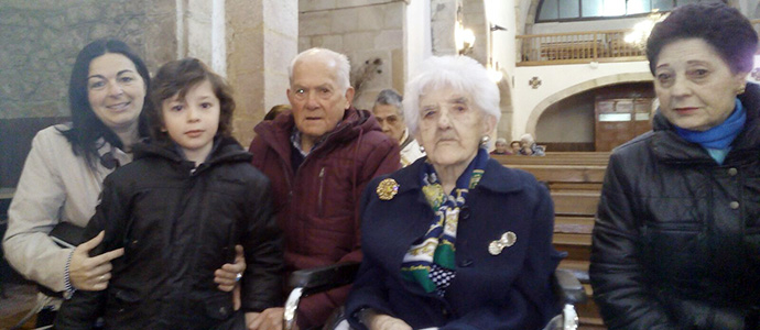 Angelines Gonzlez Garca celebra un siglo de vida