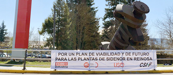 La ansiada reunin entre el Comit de Empresa y la Direccin de Sidenor sobre el futuro de la fbrica ser el 8 de abril en Reinosa