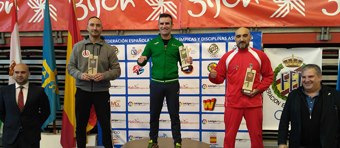 Antonio Fuarros, campen de Espaa Combat sambo +100kg