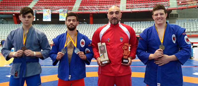 Antonio Fuarros, campen de Espaa Combat sambo +100kg