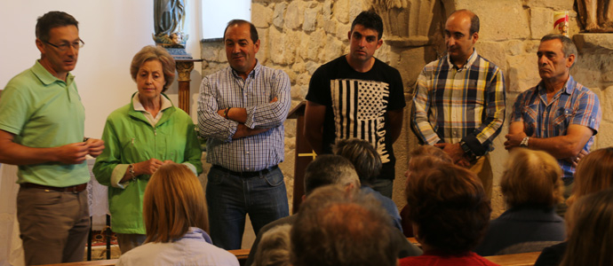 Aradillos festej a los Santos Mrtires en una iglesia rehabilitada