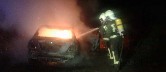 Arde un coche en Mataporquera