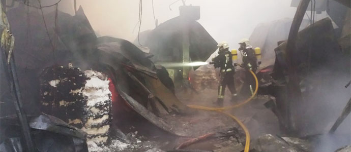 Arde una panificadora en Penagos