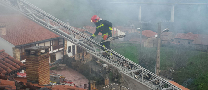 Arde una vivienda en Pujayo