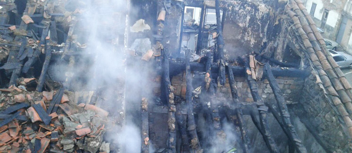 Arde una vivienda en Reinosa
