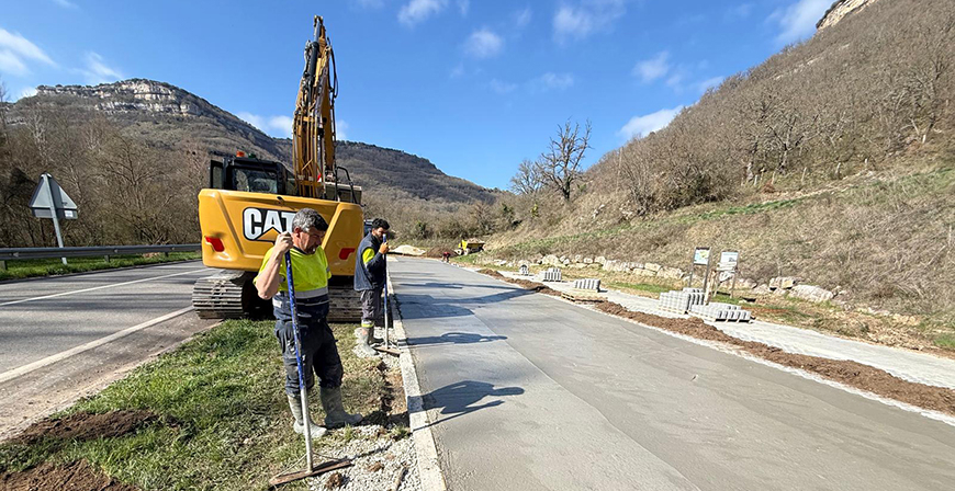 El �rea de interpretaci�n de los Ca�ones del Ebro toma forma