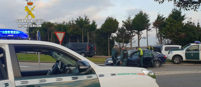 Arresto de pelcula a un conductor a la fuga