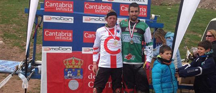 Arriola, Fierro y Seco, campeones regionales del Descenso BTT de Alto Campoo