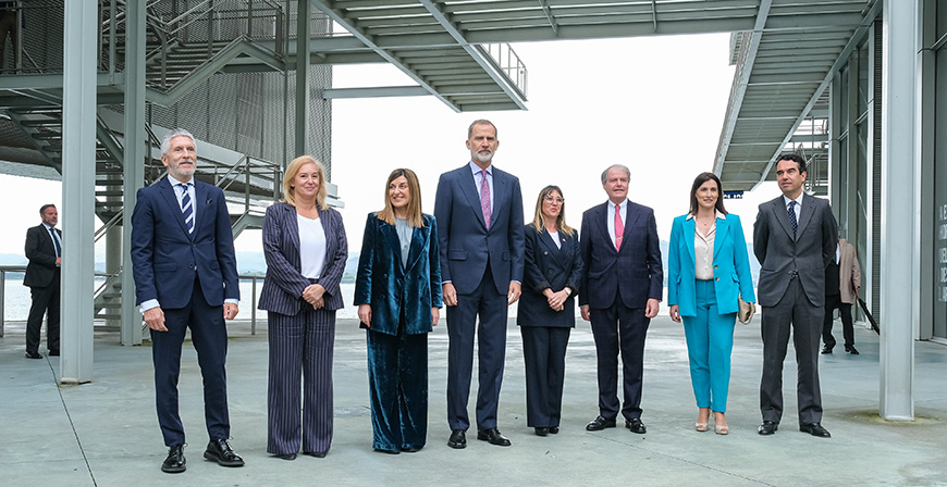 El arte y el talento joven centran la visita del rey Felipe VI a Cantabria