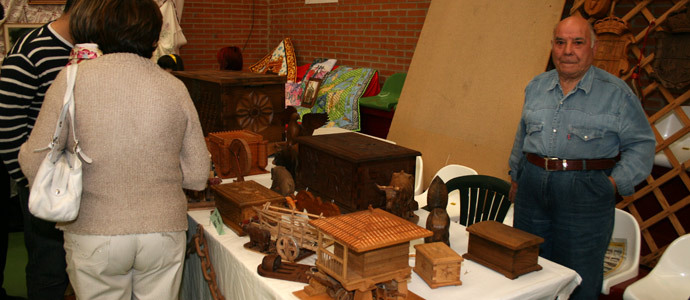 El artesano Jos Rodrguez expone este San Mateo en la Casona