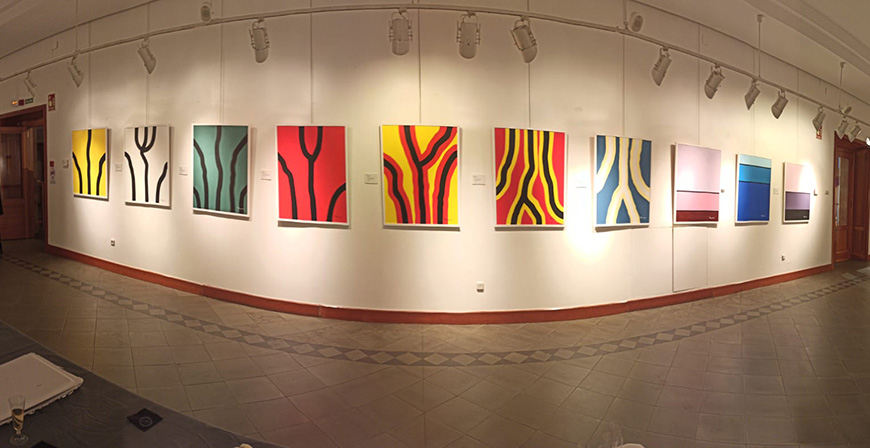 El artista Racso expone sus pinturas este mes de abril en La Casona
