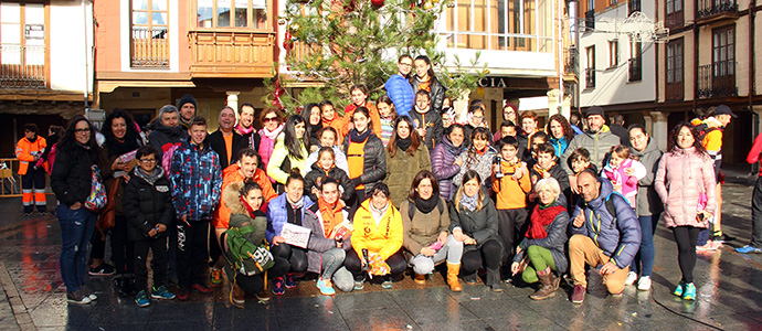 Los atletas de la escuela del Reinosa Running copan Cervera de Pisuerga
