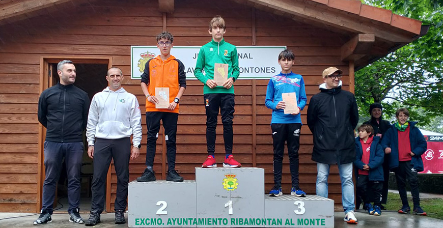 Los atletas de la Escuela Reinosa Running logran dos podios en la I Carrera popular de Villaverde de Pontones