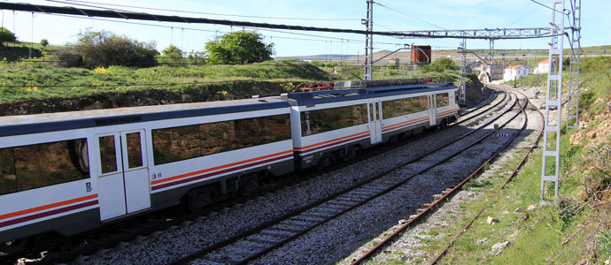 Avera de un tren en Pozazal