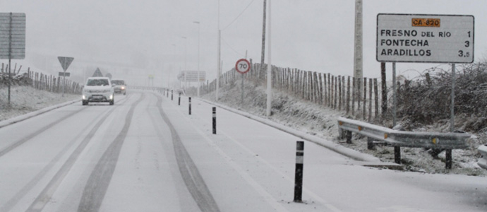 Aviso amarillo por nieve en Campoo