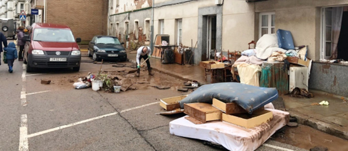 El Ayuntamiento de Reinosa crea una bolsa de viviendas de alquiler para los afectados por las inundaciones