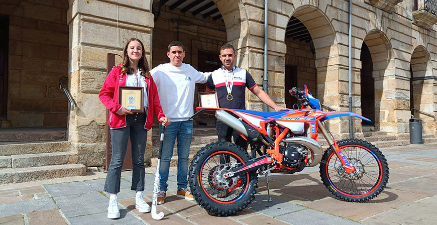 El Ayuntamiento de Reinosa felicita a Alexis Fernndez y Marina Barriuso por sus xitos deportivos 